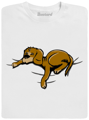 Spiaci pes pánske dlhý rukáv White