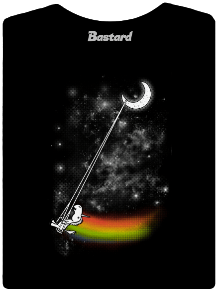 Unicorn Universe dámske tričko Black