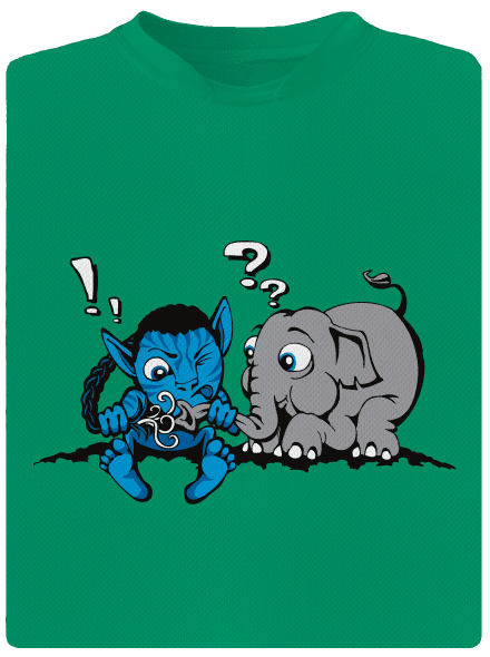 Error 501 detské športové tričko Kelly Green Mal