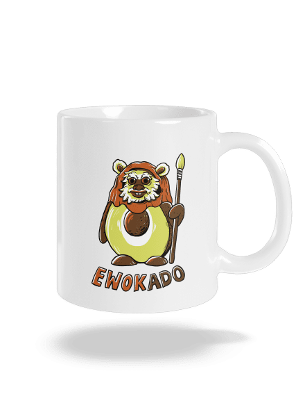 Ewokado klasický hrnček White