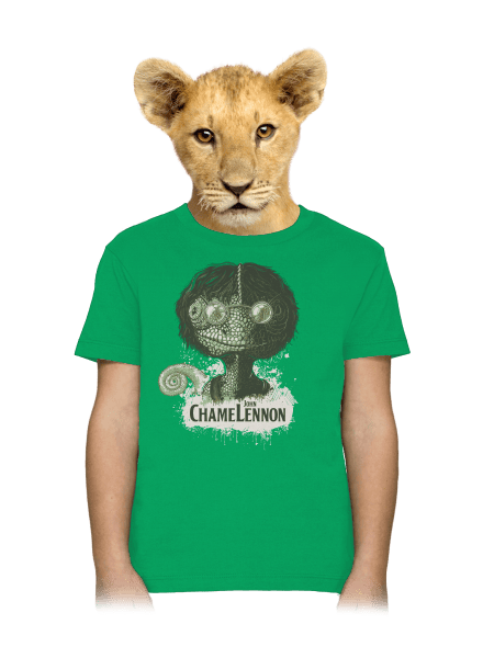 ChameLennon detské tričko Kelly Green