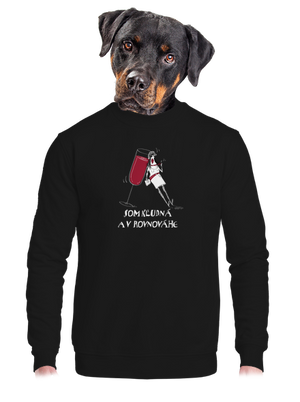 unisex mikina bez kapucne