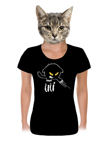 Čičina dámske tričko Black