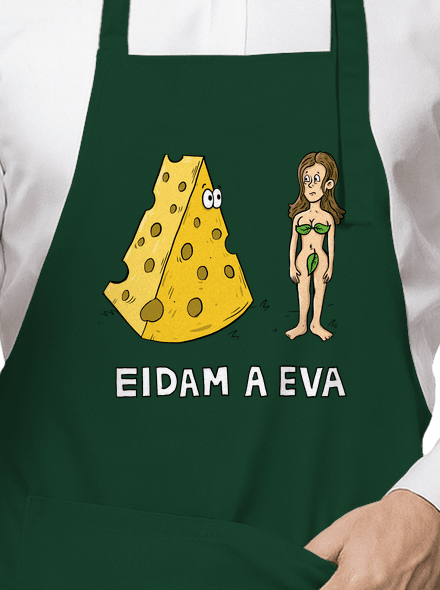 Eidam a Eva zástera Bottle Green