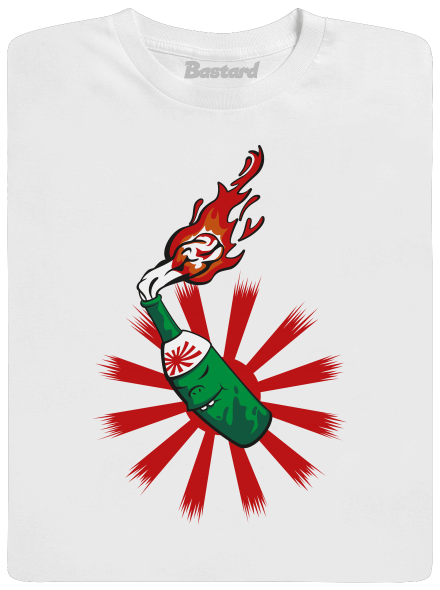 Kamikaze pánske tričko White