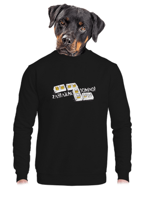 unisex mikina bez kapucne
