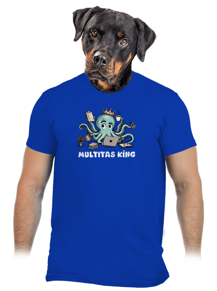 Multitas king pánske tričko Royal Blue