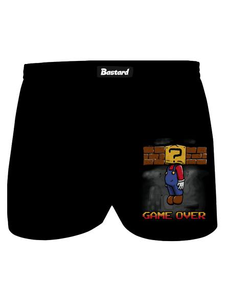 Game Over pánske trenky Black