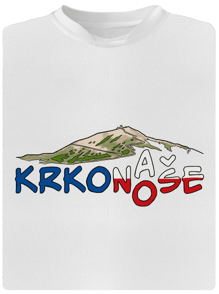Krkonoše detské športové tričko White