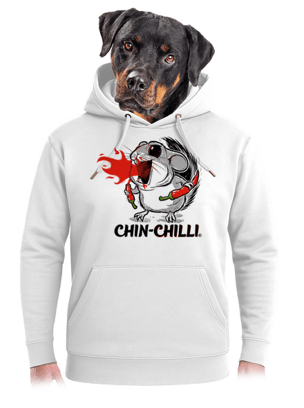 Chinchilli unisex mikina premium Snowwhite