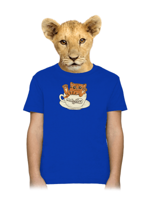 Kapučičíno detské tričko Royal Blue