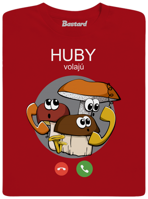 Huby volajú detské tričko Red