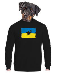 unisex mikina bez kapucne