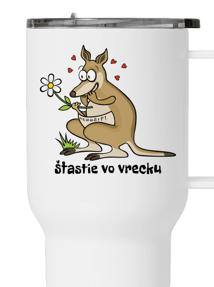 Šťastie vo vrecku termohrnček White