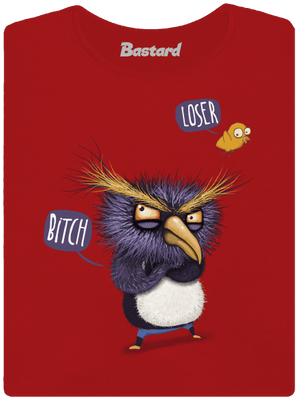 Tučniak nelieta dámske tričko s lemom Red Mal