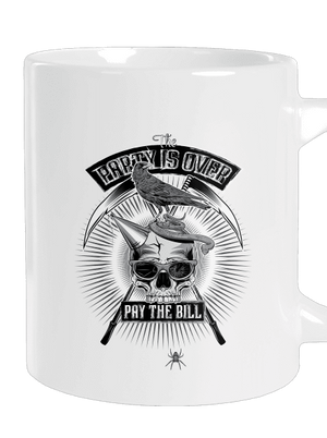 Party is over veľký hrnček White