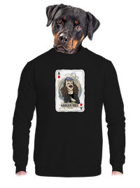 unisex mikina bez kapucne