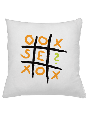 Piškvorky vankúš White