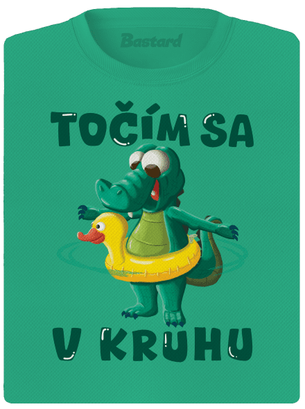 Točím sa v kruhu dámske športové tričko Mint Mal