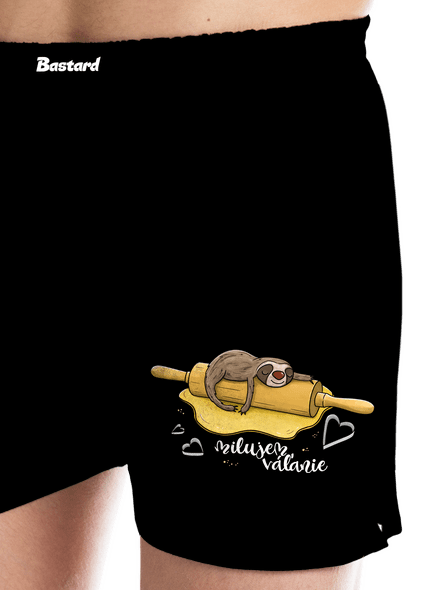 Milujem váľanie pánske trenky Black