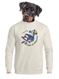 unisex mikina bez kapucne