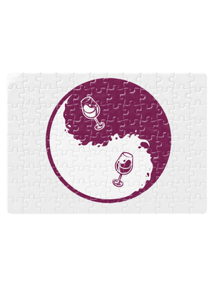 Jin Jang víno puzzle White