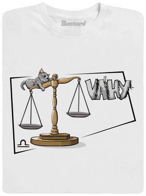 Mačací horoskop: Váhy detské tričko White