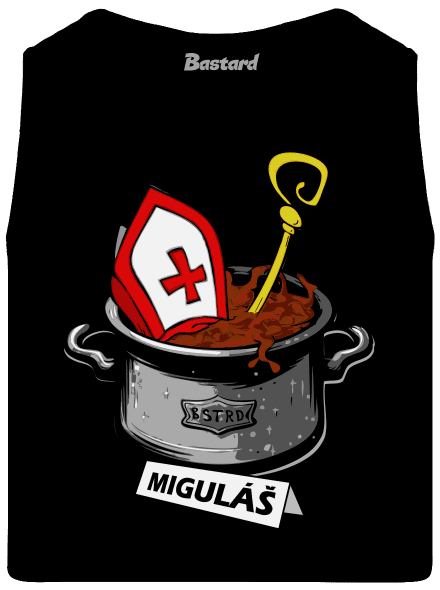 Miguláš pánske tielko Black