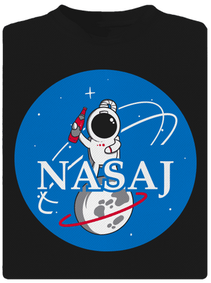 Nasaj pánske športové tričko Black