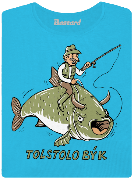 Tolstolobýk dámske tričko Blue Atol