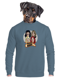 unisex mikina bez kapucne