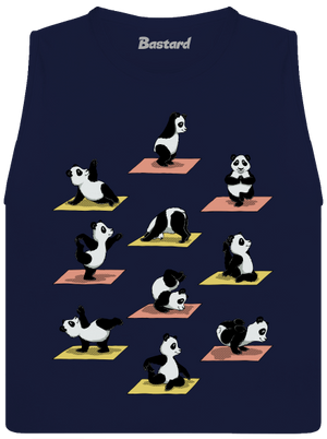 Pandia jóga dámske tielko voľné Navy