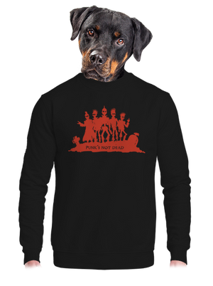 unisex mikina bez kapucne