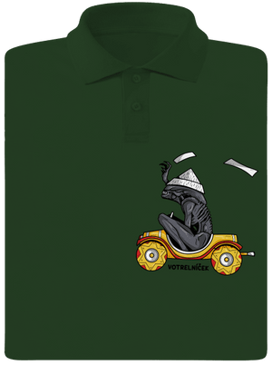 Votrelníček pánska polokošeľa Bottle Green Mal