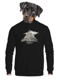 unisex mikina bez kapucne