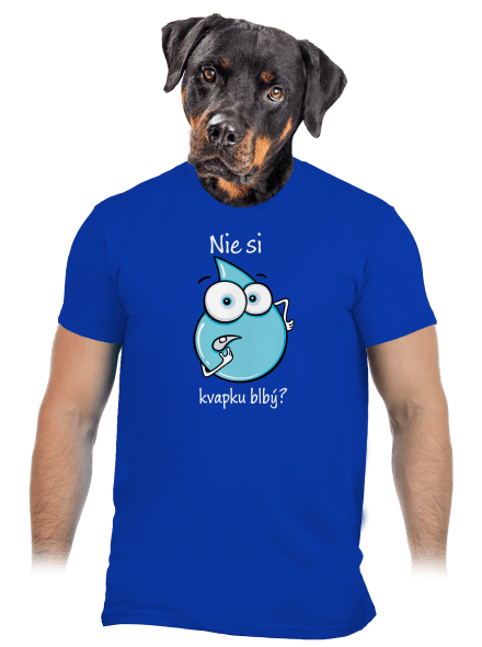 Nie si kvapku blbý pánske tričko Royal Blue