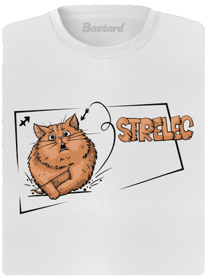 Mačací horoskop: Strelec dámske športové tričko White