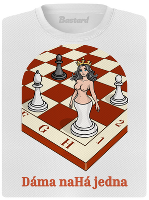 Dáma nahá jedna dámske športové tričko White