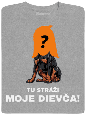 Tu strážim ja pánske tričko Sport Grey