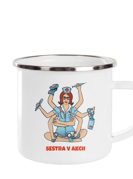 Sestra v akcii plecháčik White