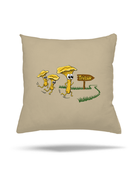 Beží líšky k táboru vankúš Beige