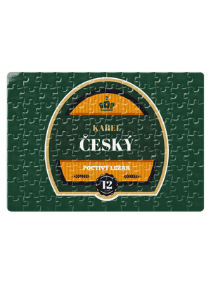 Pivná etiketa puzzle White