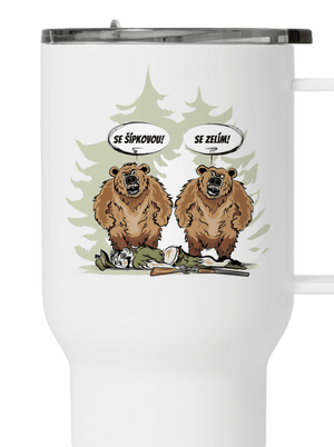 Medvede termohrnček White