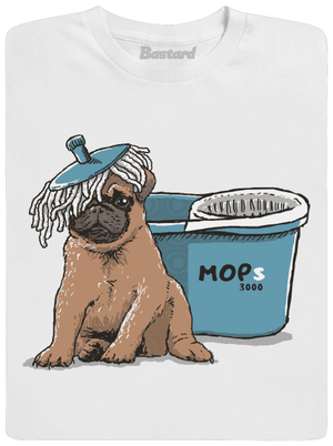 Mops pánske dlhý rukáv White