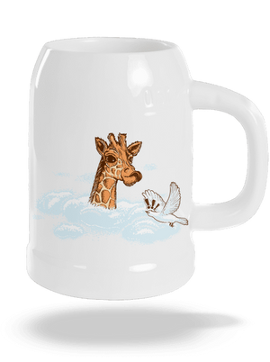 Žirafa v oblakoch polliter White