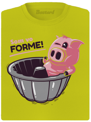 Vo forme dámske športové tričko Neon Yellow