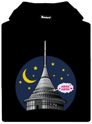 Ještěd dámska mikina klokanka Black