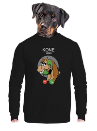 unisex mikina bez kapucne