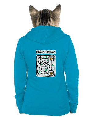 dámska mikina na zips