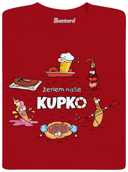 Slovenské kupko pánske tričko Red